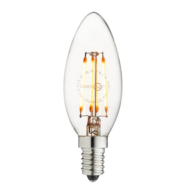 Design By Us – Päronlampa LED 3,5W (245lm) 2200K Dim. Kron E14