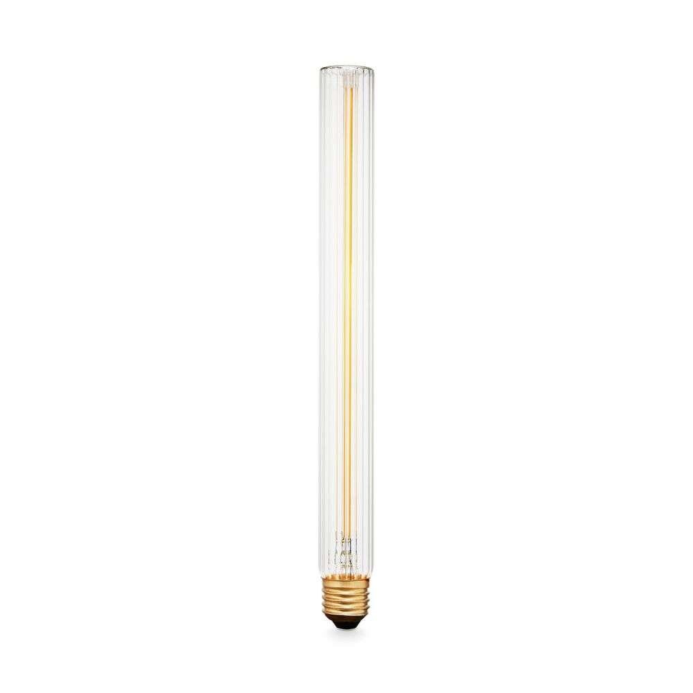 Design By Us – Päronlampa LED 4W/230lm Tube Bulb Plissé Dim. E27