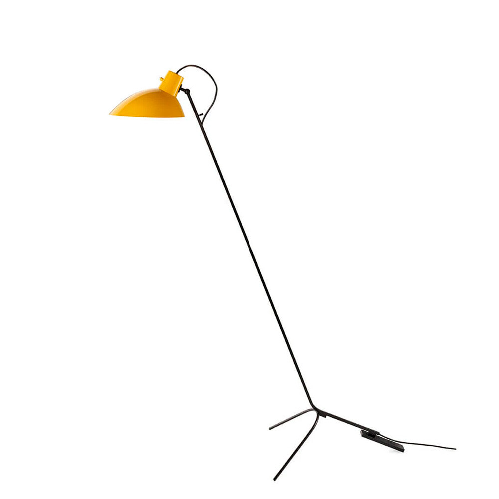 Astep – VV Cinquanta Golvlampa Black/Yellow Astep