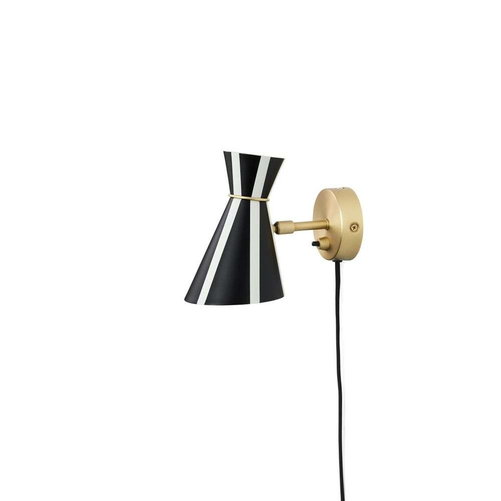 Warm Nordic – Bloom Stripe Vägglampa Black Noir/Warm White