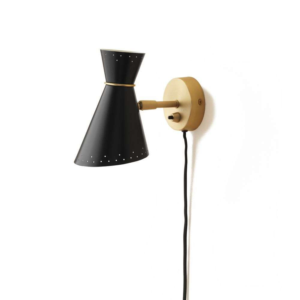 Warm Nordic – Bloom Vägglampa Black Noir