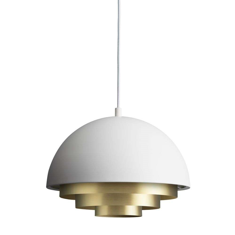 Warm Nordic – Milieu Colour Mini Taklampa White/Brass Warm Nordic