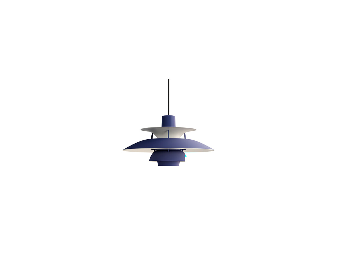 Louis Poulsen – PH 5 Mini Taklampa Monochrome Dusty Indigo