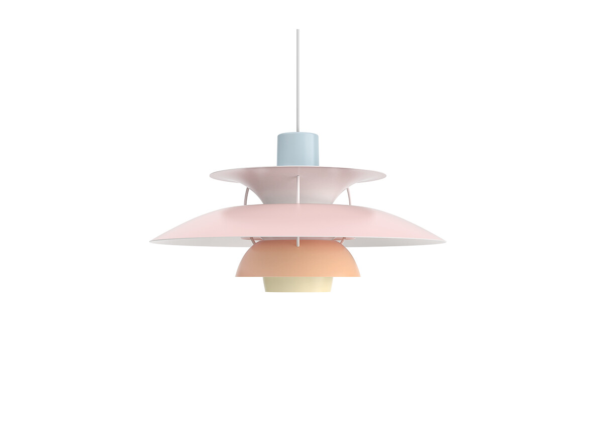 Louis Poulsen – PH 5 Taklampa Pastels Blue/Rose/Peach