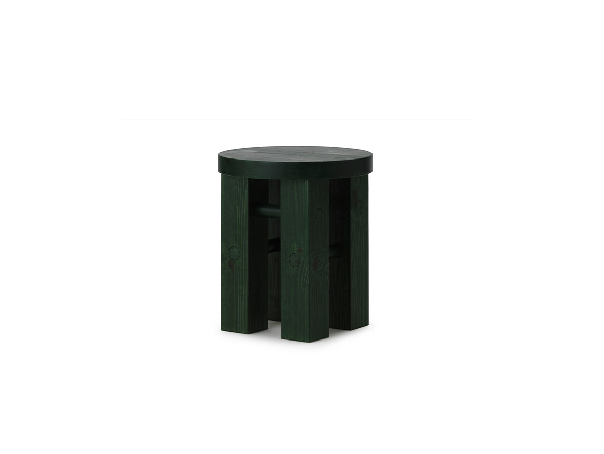 Normann Copenhagen – Fyr Stool Dark Grön