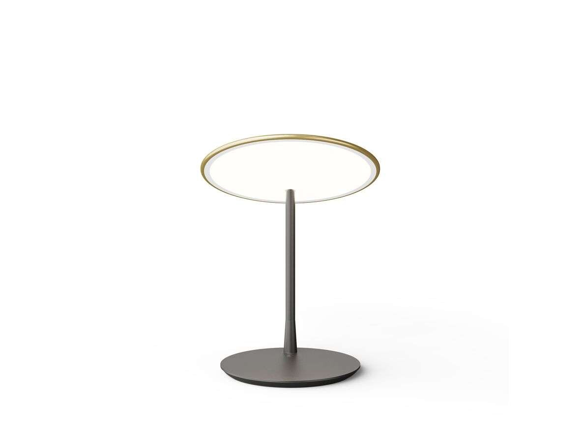 NINE – Disc Bordlampe Brushed Brass/Black