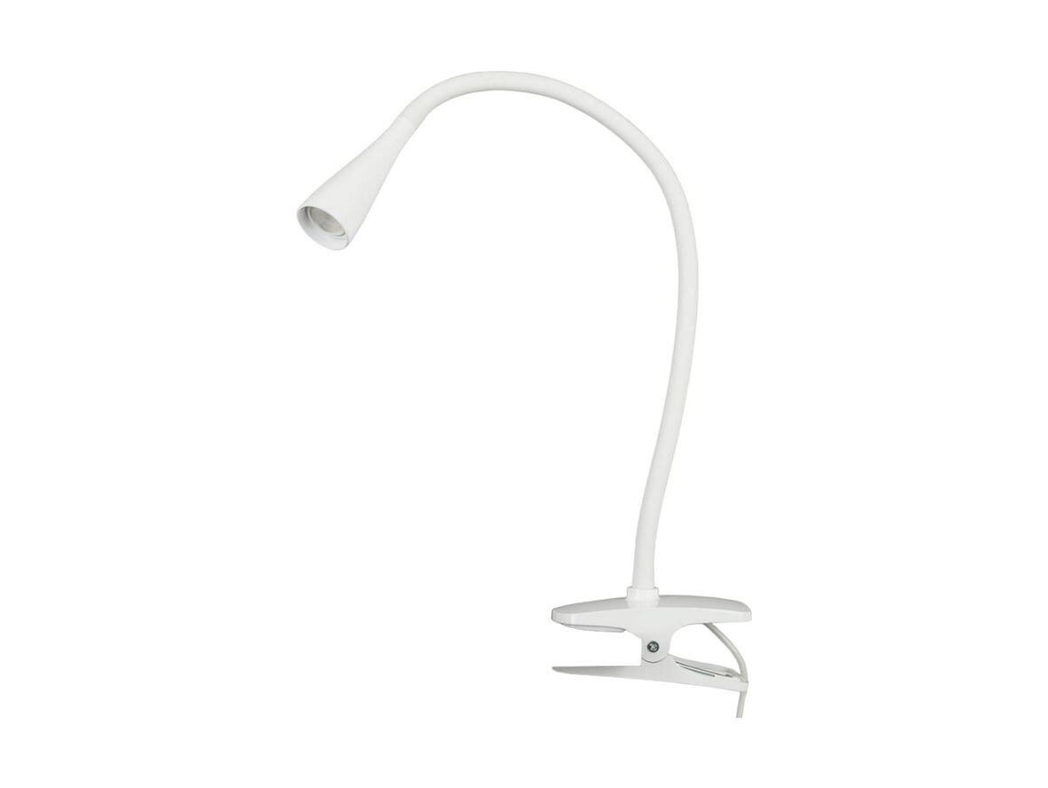 Lindby – Baris LED Klämlampa White