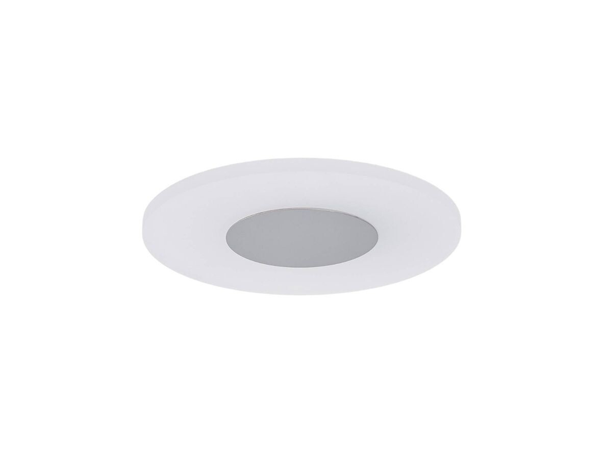 Lindby – Tarja LED Plafond Round White Satin/Chrome