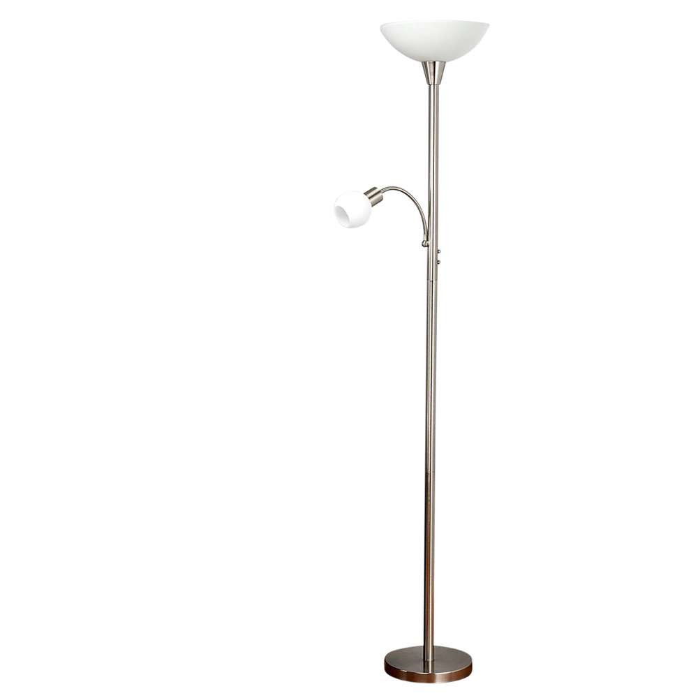 Lindby – Elaina Golvlampa Nickel/White