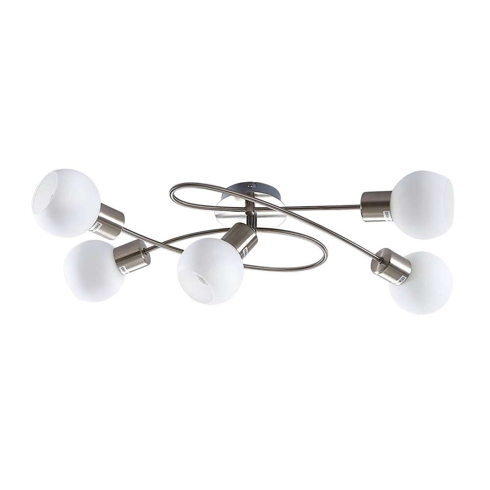 Lindby – Elaina 5 Loftlampe Nickel