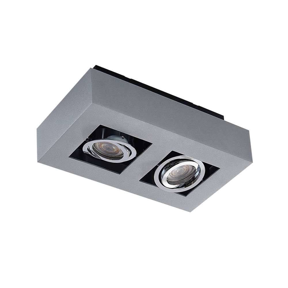 Arcchio – Vince 2 Plafond Silvergrey