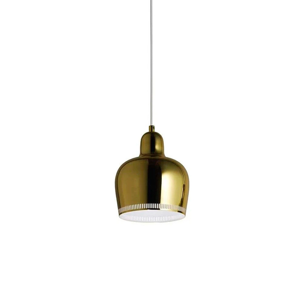 Artek – A330S Golden Bell Pendel Brass/White