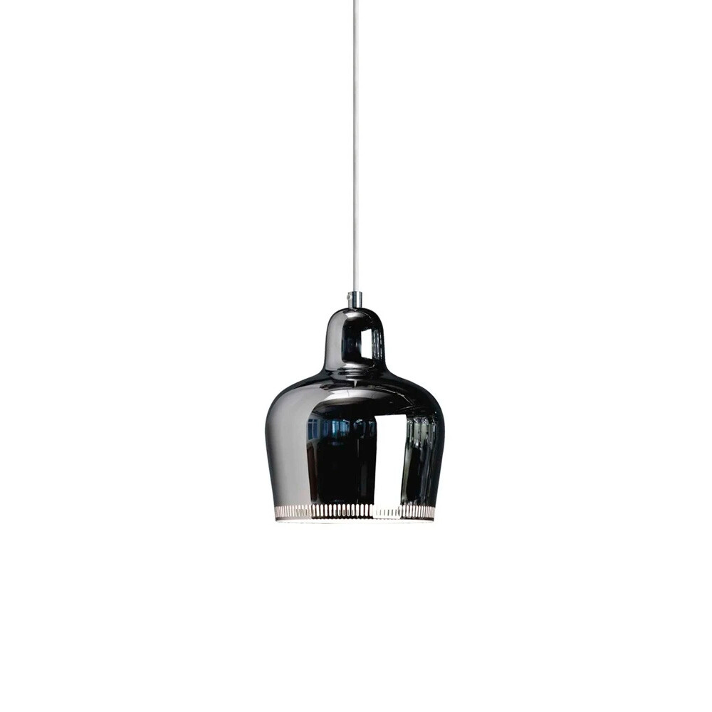 Artek – A330S Golden Bell Taklampa Chrome/White