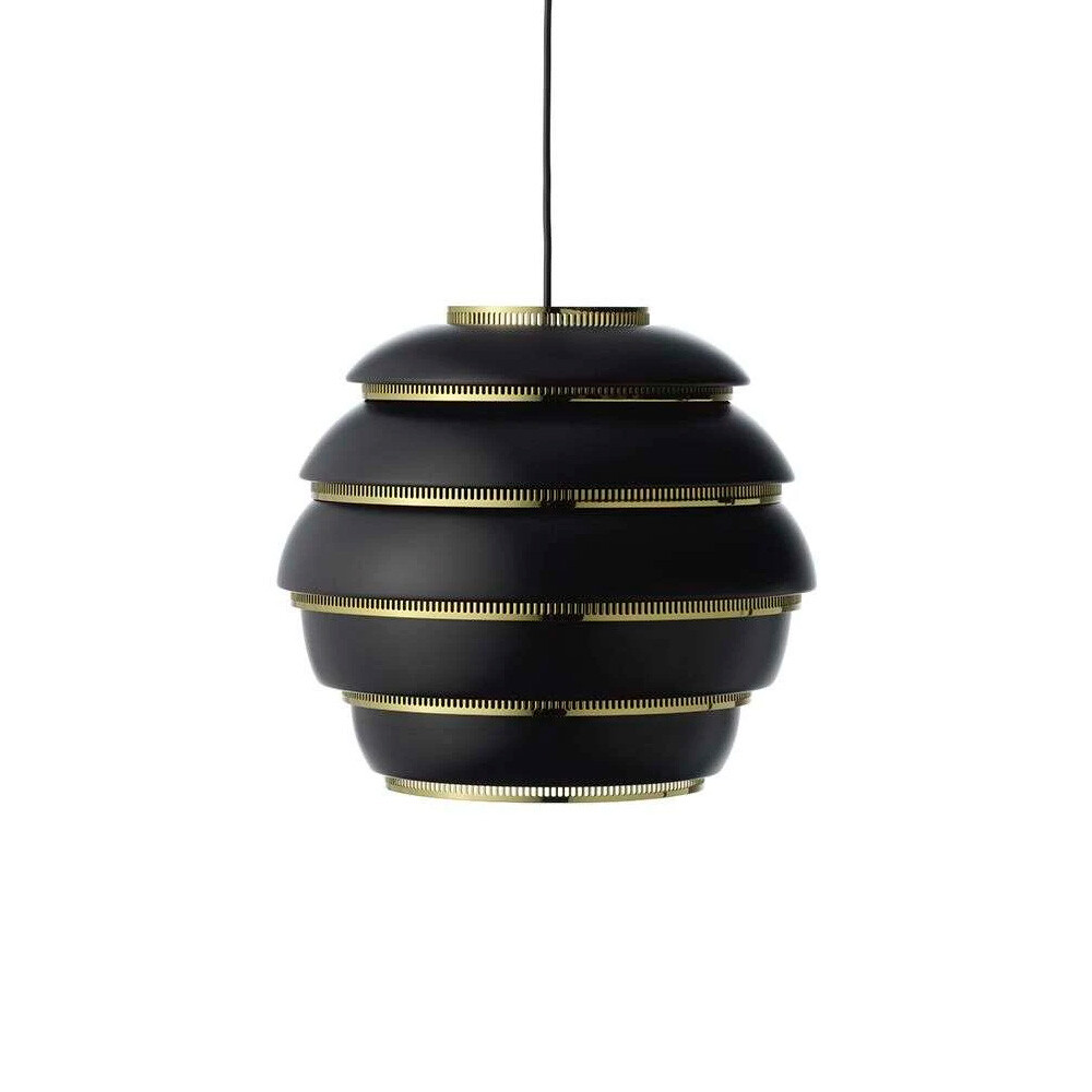 Artek – A331 Beehive Taklampa Black/Brass