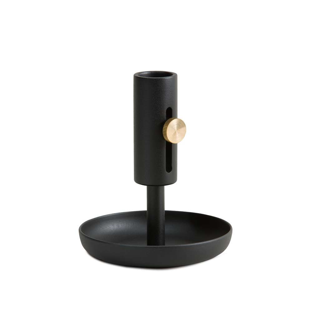 Northern Granny Candle Holder Low Black