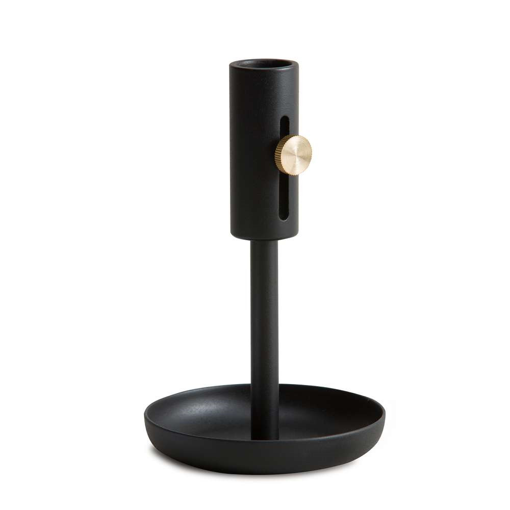 Northern Granny Candle Holder High Black