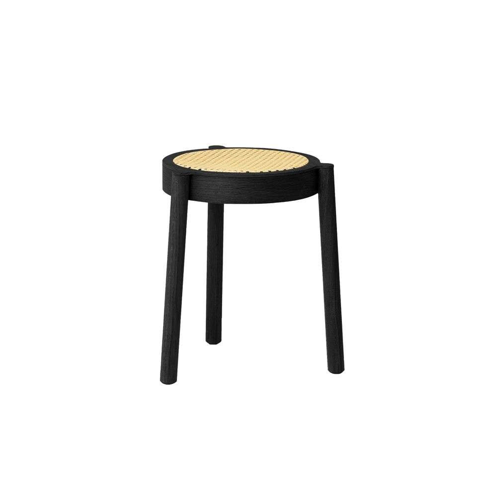 Northern Pal Stool Black Painted Oak/Light Mesh