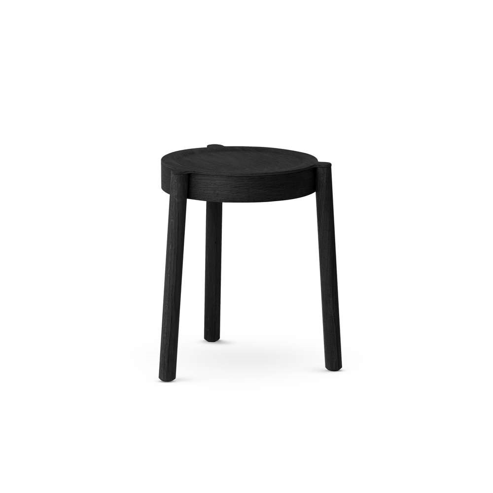 Northern Pal Stool Black Painted Oak