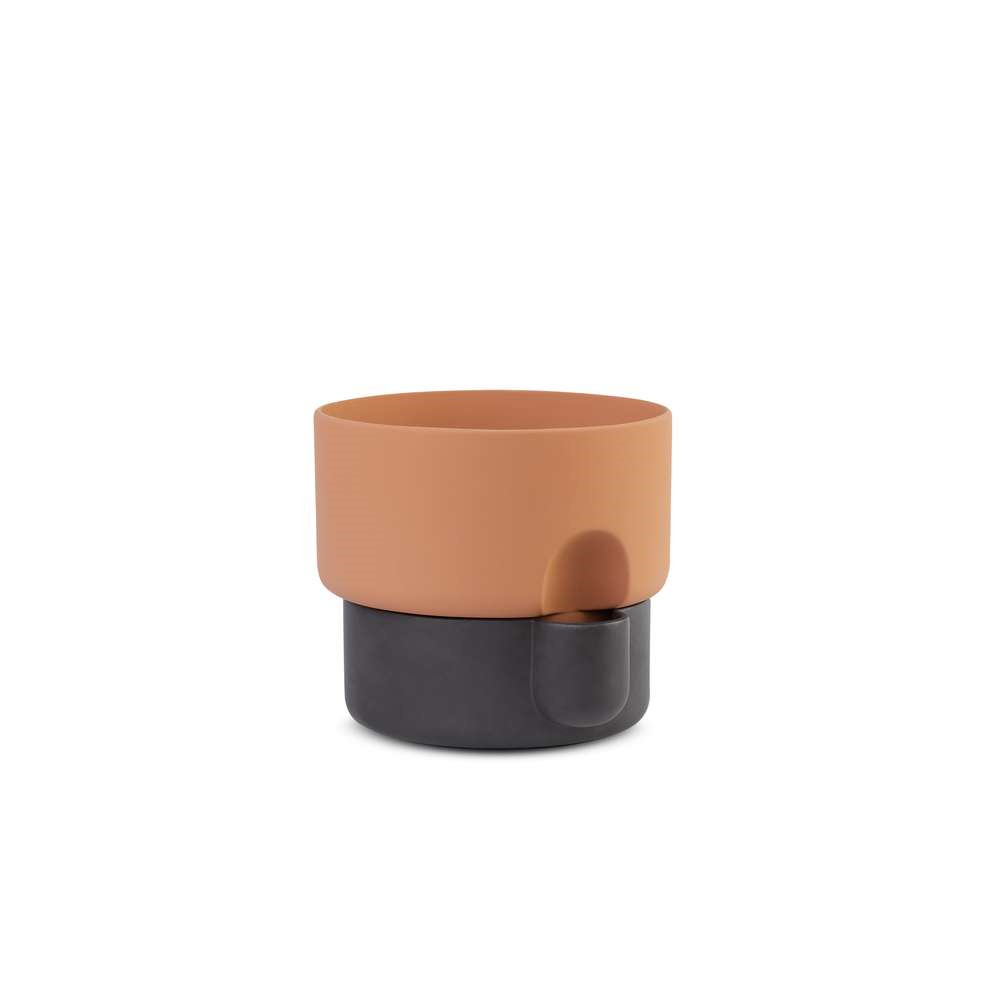 Northern Oasis Flowerpot Small Dark Brown