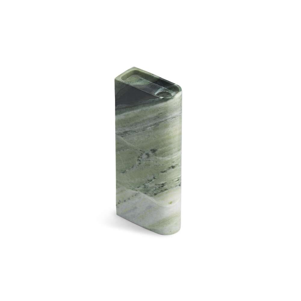 Northern – Monolith Candle Holder Tall Mixed Green Marble