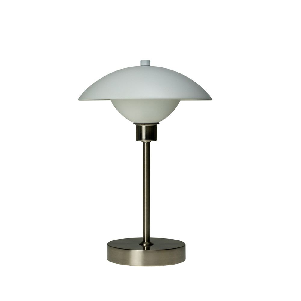 DybergLarsen Roma Black Bordlampe Brushed Steel