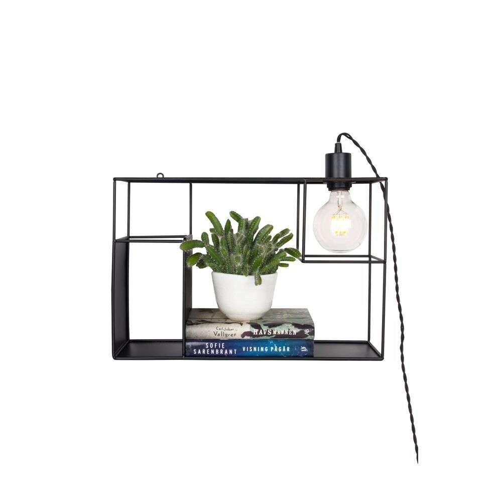 Globen Lighting – Shelfie Væg-/Bord Black