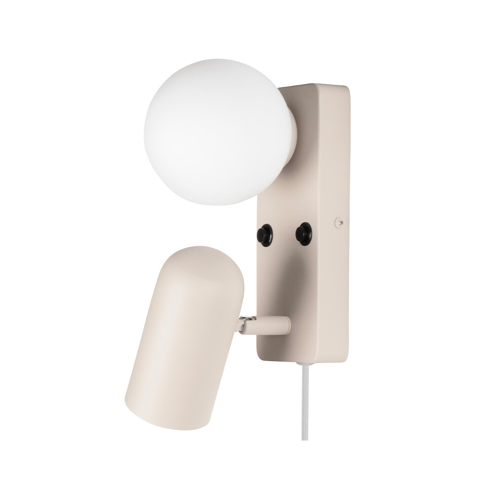 Globen Lighting – Doppio Vägglampa Beige