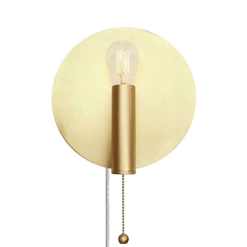 Globen Lighting – Art Deco Væglampe Brass