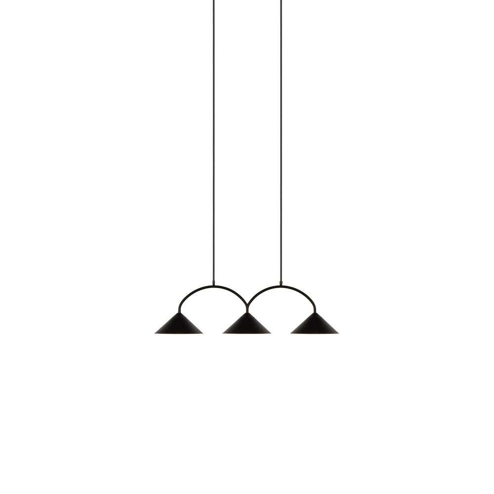 Globen Lighting - Curve 3 Pendel Black Globen Lighting