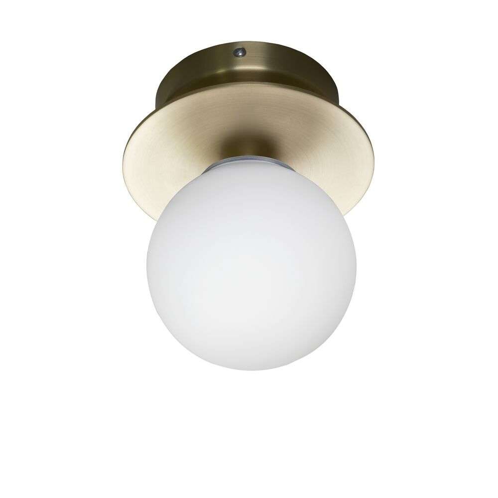 Globen Lighting - Art Deco 24 Vegg-/Taklampe IP44 Brushed Brass Globen Lighting