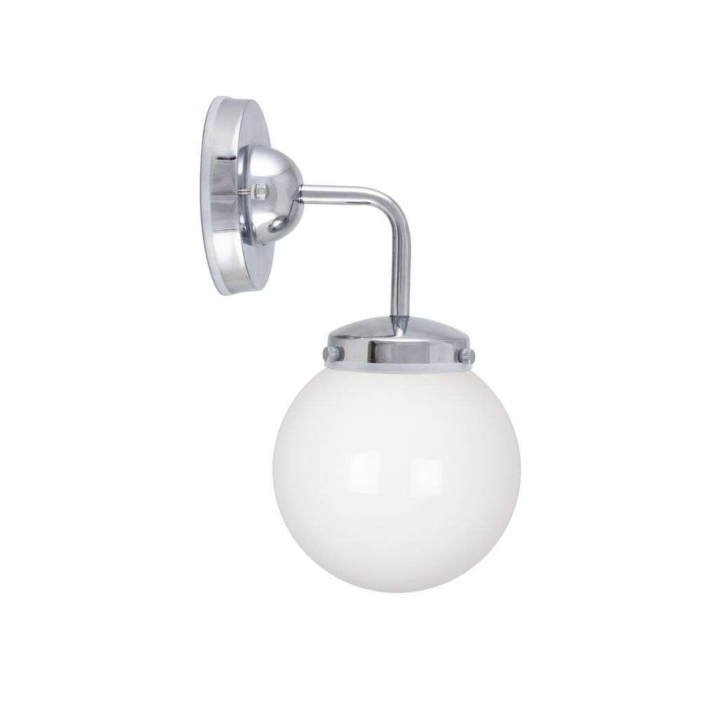 Globen Lighting - Alley Vegglampe IP44 Chrome/White Globen Lighting