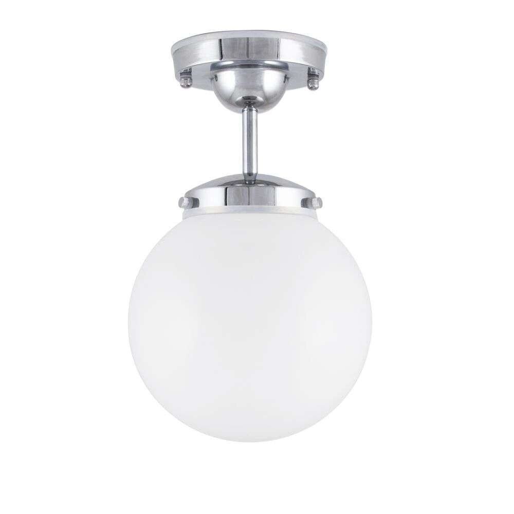 Globen Lighting - Alley Taklampe IP44 Chrome/White Globen Lighting