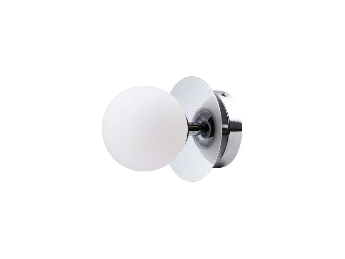 Globen Lighting - Art Deco Vegg-/Taklampe IP44 Chrome/White Globen Lighting