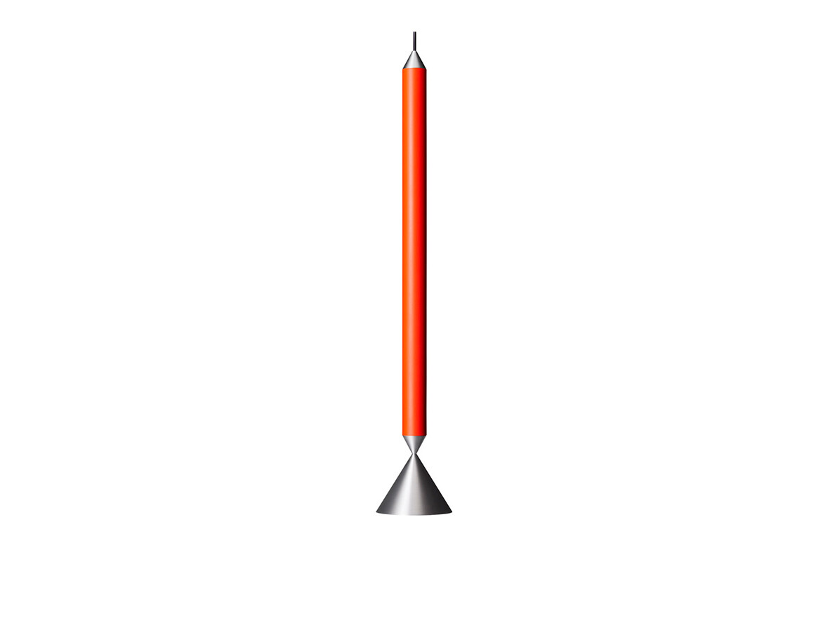 Pholc – Apollo 59 Taklampa Red Orange/Aluminium