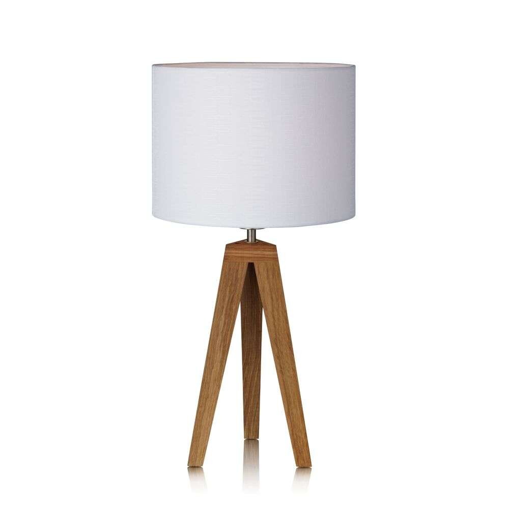 Markslöjd – Kullen Bordslampa H22,5 Oak/White Markslöjd