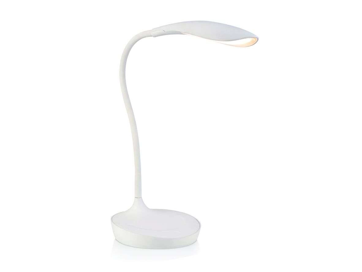 Markslöjd – Swan LED Bordlampe w/USB Hvid Markslöjd