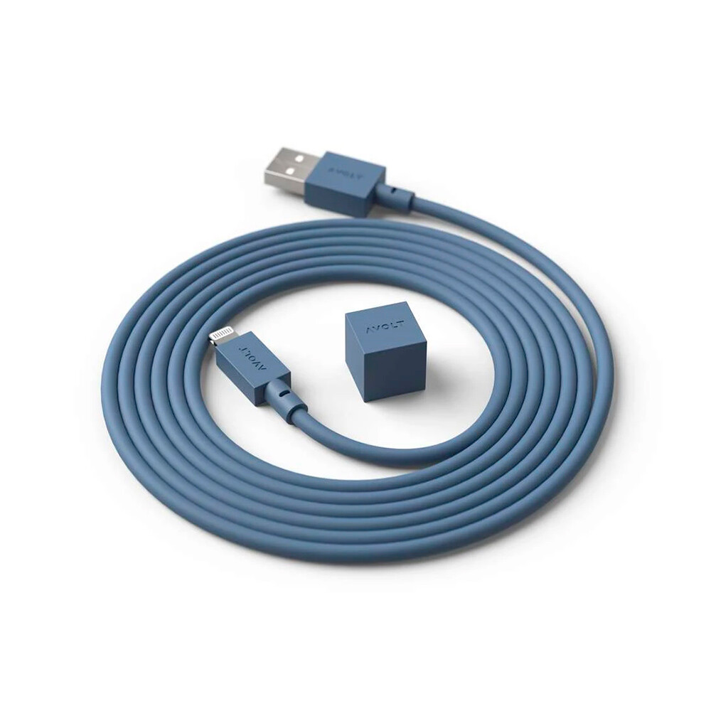 Avolt – Cable 1 USB A 1,8m Ocean Blue Avolt