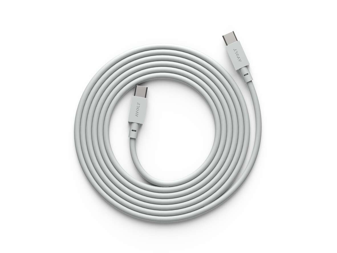Avolt – Cable 1 USB-C to USB-C 2m Gotland Gray