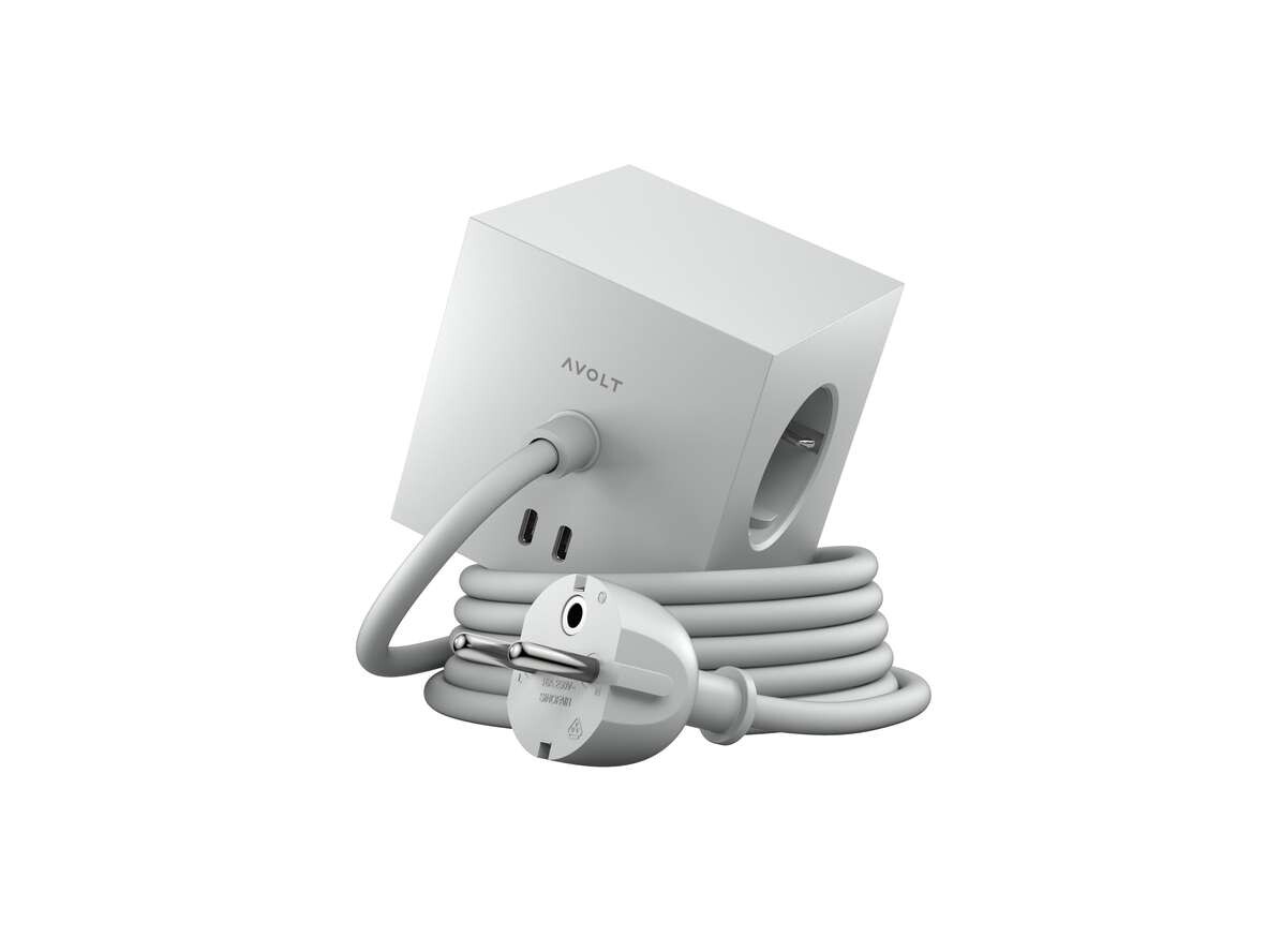 Avolt – Square 1 w/30W Dual USB-C & Magnetic Bas 3m Gotland Gray