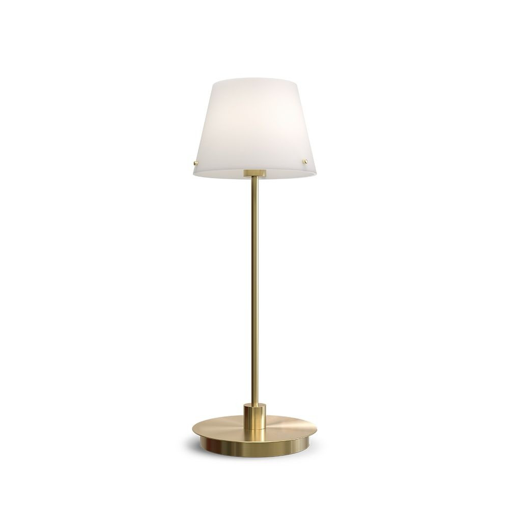 Herstal – Gil il Grande Bordslampa Satin/Brass