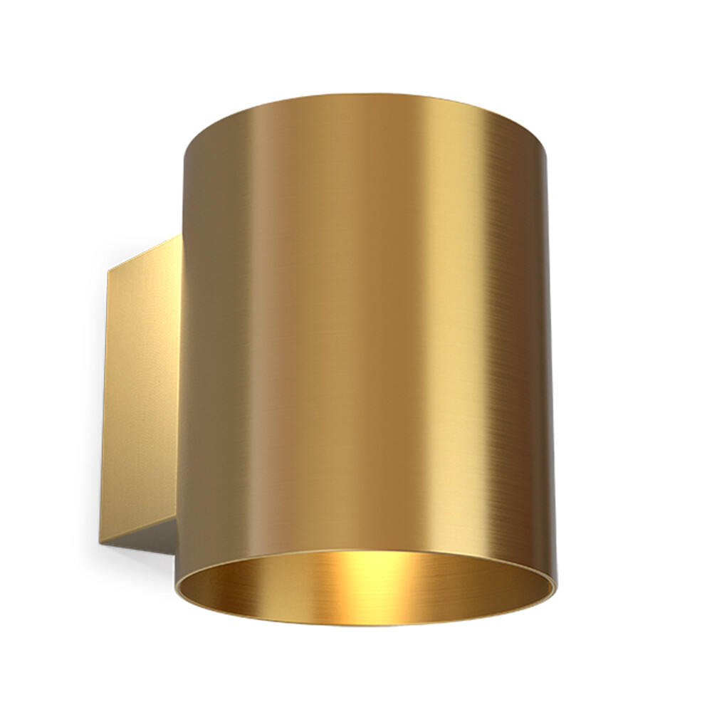 Herstal - Evoke Wall Lamp IP44 Small Satin Brass/Satin Brass