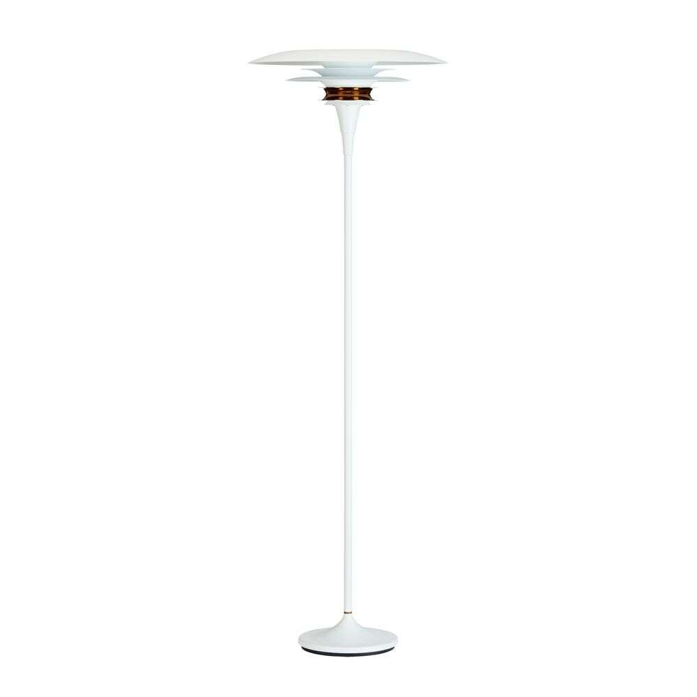 Belid – Diablo Gulvlampe Ø50 White/Brass