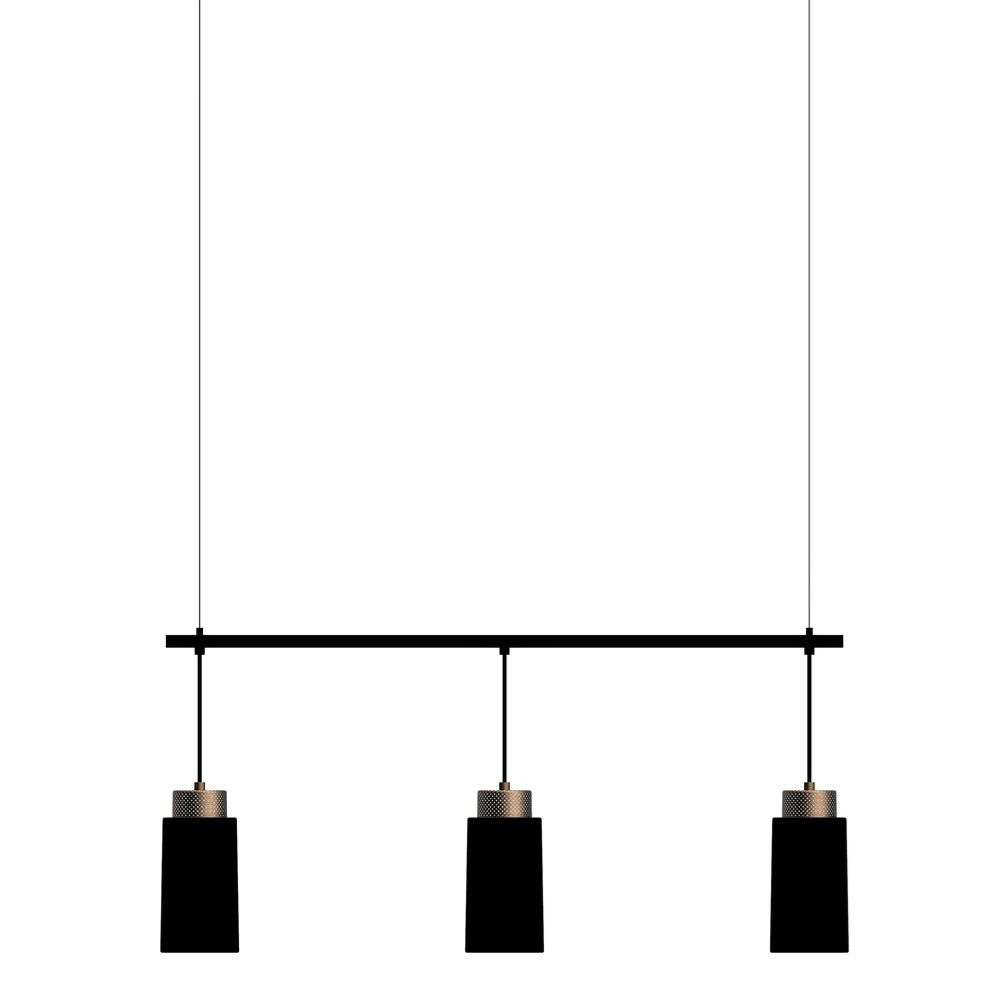 Herstal – Edge Trio Taklampa Svart