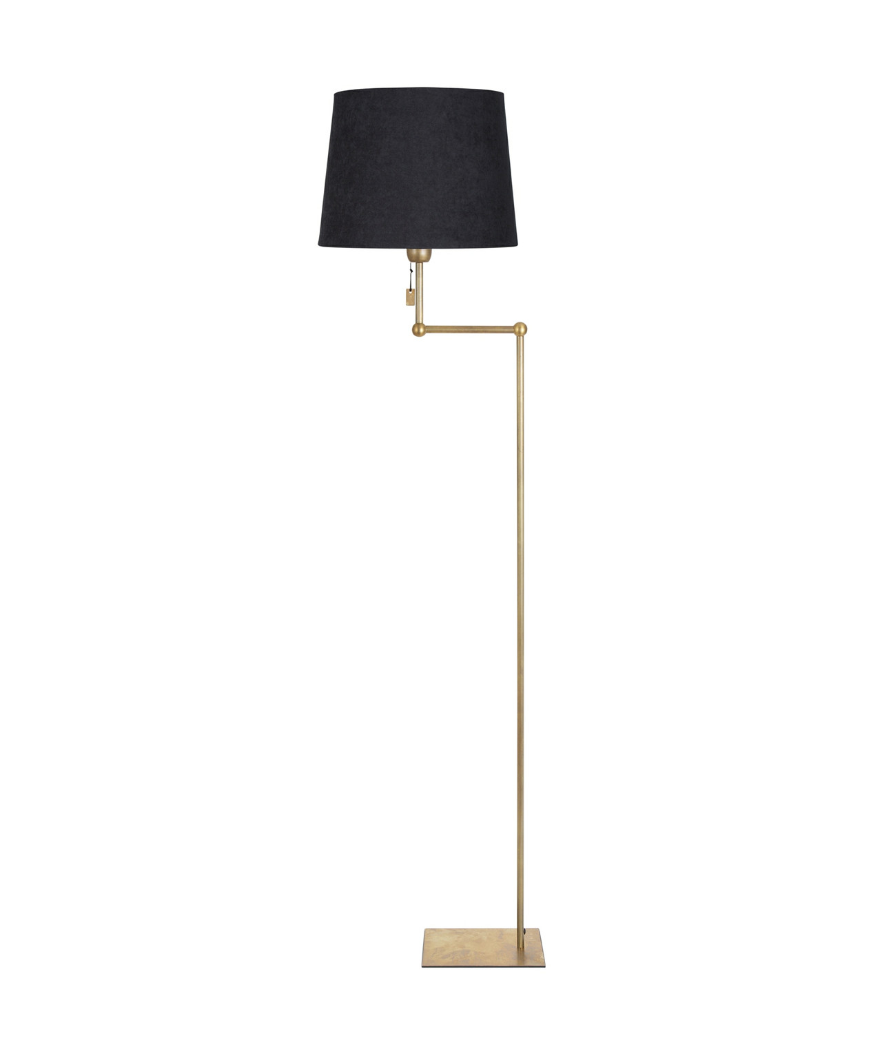 Viken Rå Messing Gulvlampe