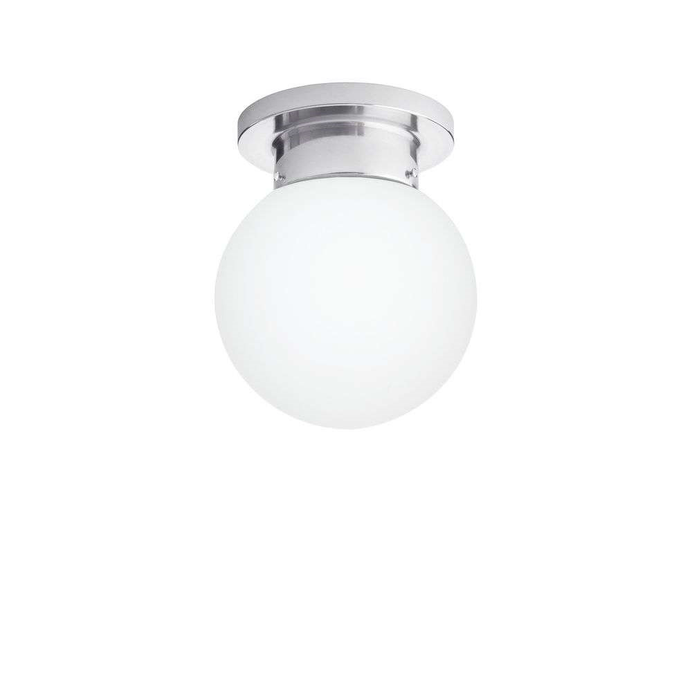 Konsthantverk – Glob Plafond Ø20 Chrome/Matt White