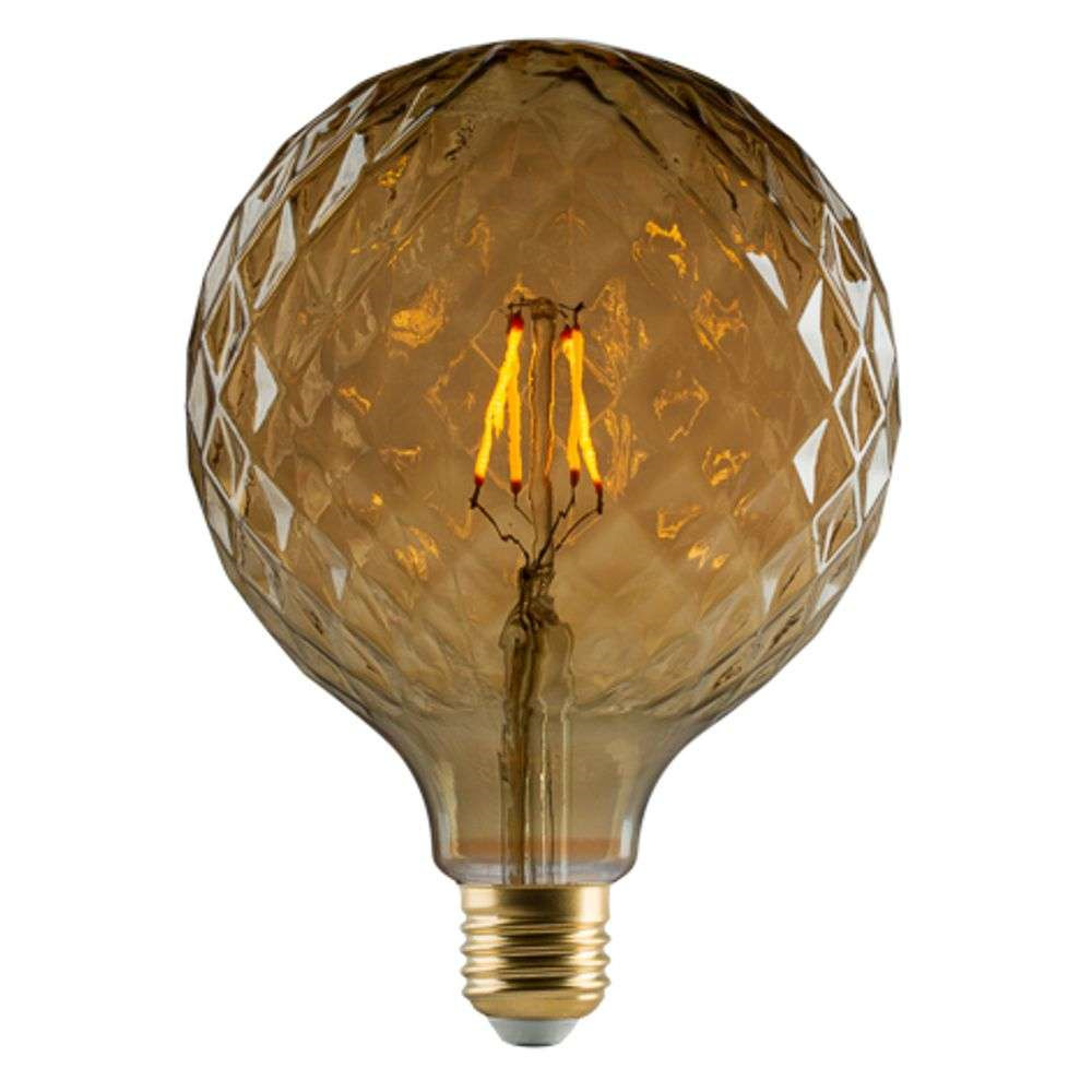 e3light Pære LED 4W (230lm) Gold Ø125 2000K Dæmpbar