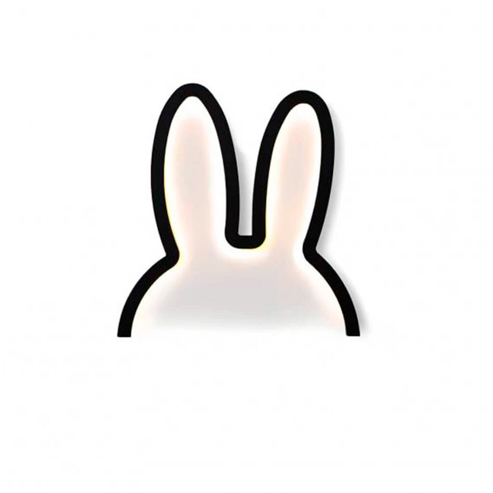 Atelier Pierre Junior – Miffy Vägglampa Black LED Mood Light Medium Atelier Pierre