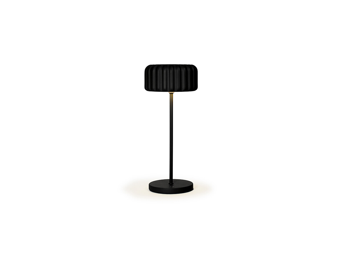 Zdjęcia - Żyrandol / lampa Atelier Pierre - Dentelles Bistro Portable Lampa Stołowa IP44 Black Metal