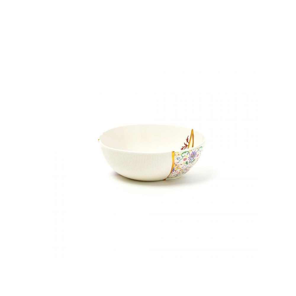 Seletti Kintsugi N’1 Fruit Bowl In Porcelain