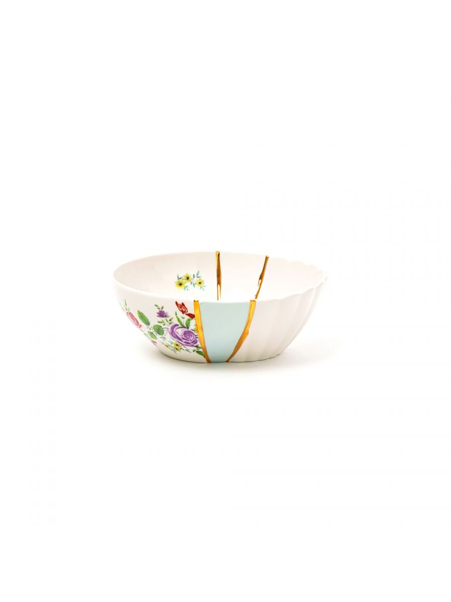 Seletti – Kintsugi N’3 Fruit Bowl In Porcelain